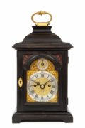 English-miniature-ebonised-antique-table-clock-quarter-repeating-rare-Rimbault-London-