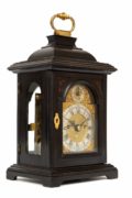 English-miniature-ebonised-antique-table-clock-quarter-repeating-rare-Rimbault-London-