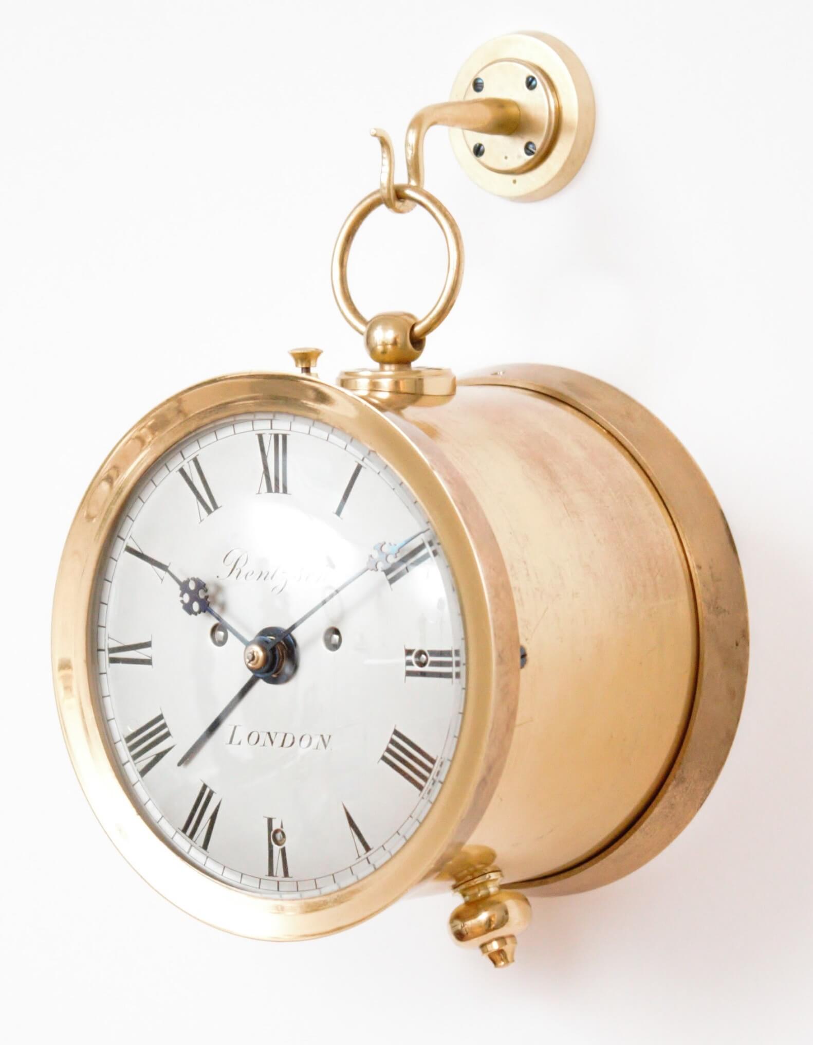 English-brass-drum-carriage-travel-antique-clock-repeat-alarm-Rentzsch-London