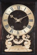 French-Boulle-ormolu-ebony-religieuse-antique-clock-Louis XIV-Gabriel Dumas-Paris