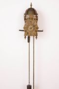 French-miniature-lantern-antique-clock-alarm-Ledoux-Paris-1725