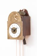 German-Black-Forest-Sorg-miniature-antique-clock-striking-alarm-wall