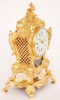 French-Louis XV-ormolu-rococo-Saint Germain-St Germain-Lenoir-antique-clock-quarter-repeating-mantel-clock