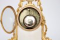 French-Louis XVI-white-marble-ormolu-gilt-bronze-antique-clock-Gille-Paris-