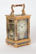 French-cloisonne-gilt-brass-antique-carriage-clock-travel-grande-sonnerie-enamel-repeating-