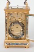 French-cloisonne-gilt-brass-antique-carriage-clock-travel-grande-sonnerie-enamel-repeating-