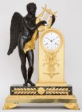 French-empire-ormolu-patinated-gilt-bronze-sculptural-antique-mantel-clock-galle-bronzier-paris-apollo-striking