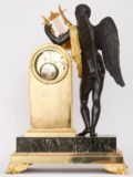 French-empire-ormolu-patinated-gilt-bronze-sculptural-antique-mantel-clock-galle-bronzier-paris-apollo-striking