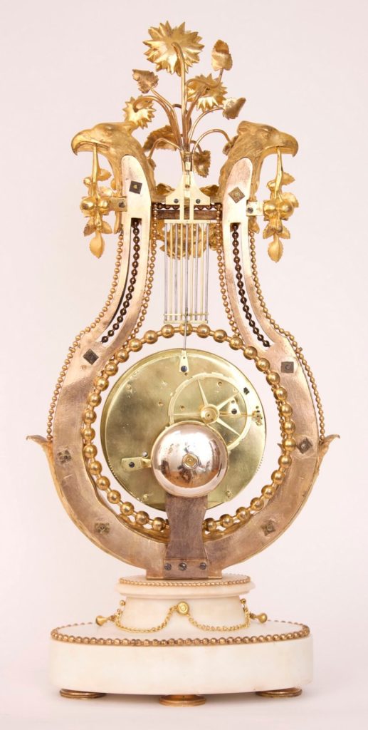 Lierpendule Vanderstaen pendule timepiece French Louis XVI 