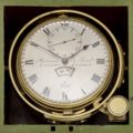 English-mahogany-brass-marine-ships-chronometer-Barraud-Lund-London-Cornhill-precision-two Day-