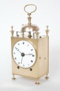 French-Capucine-brass-striking-repeating-alarm-travel-carriage-antique-clock-1