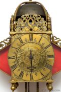 English-brass-striking-alarm-engraved-lantern-antique-wall-Thomas-Taylor-London-wall-clock-