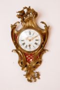 French-Louis XV-ormolu-gilt-bronze-cartel-antique-wall-clock-quarter Repeating-d'alcove-deschamps-paris