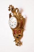 French-Louis XV-ormolu-gilt-bronze-cartel-antique-wall-clock-quarter Repeating-d'alcove-deschamps-paris