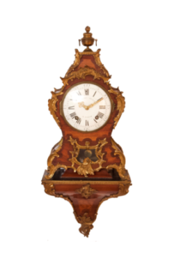 French-Antique-clock-Frederic Duval A Paris-Rosewood-cartel-ormolu-bronze Ormolu-louis XVI-2