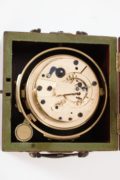 English-mahogany-brass-marine-ships-chronometer-Barraud-Lund-London-Cornhill-precision-two Day-