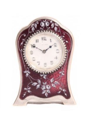 Swiss-guilloche-translucent-enamel-miniature-travel-antique-clock-zenith-