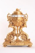 French-Napoleon III-sculptural-gilt-bronze-cercles-tournants-annular-antique-clock-renaissance-style-deniere-paris