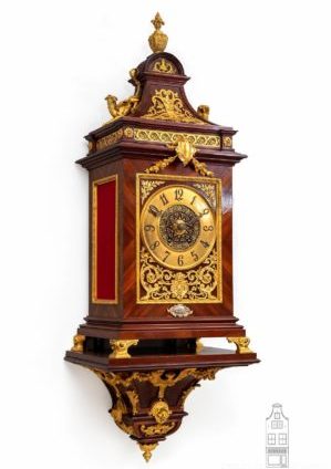 French-kingswood-ecclectic-gilt-bronze-sculptural-renaissance-planchon-antique-bracket-clock