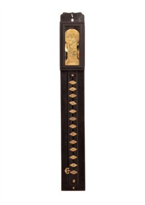 Japan-japanese-ebony-shaku-dokei-pillar-antique-clock-brass