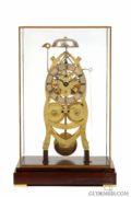 English-brass-skeleton-striking-repeating-fusee-table-antique-clock-rippin-spalding