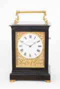 English-Edward-John-Dent-London-the Strand-ebonised-antique-giant-striking-carriage-travel-clock-