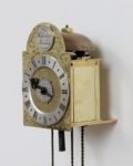 English-small-brass-alarm-travel-lantern-antique-wall-clock-william-webster-london-
