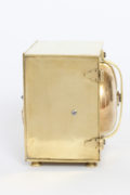 German-Austrian-brass-square-alarm-antique-travel-clock-travel-case-