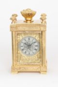 English-Victorian-engraved-gilt-brass-travel-carriage-clock-aubert-klaftenberger-London