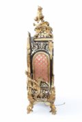 French-Louis XV-Boulle-marquetry-bracket-cartel-Melon-Paris-gilt-bronze-antique-clock-