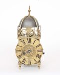 French-regence-brass-miniature-alarm-lantern-antique-wall-clock-Paris-