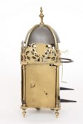 French-regence-brass-miniature-alarm-lantern-antique-wall-clock-Paris-