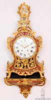 Large-important-Swiss-French-Neuchatel-Louis XVI-corne-rose-marquetry-ormolu-musical-repeating-bracket-wall-clock-Jaquet Droz-Leschot-