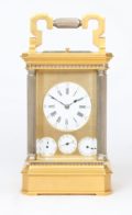 French-gilt-anglaise-silvered-striking-repeating-day-date-alarm-calendar-antique-carriage-clock-