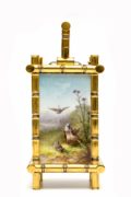 French-gilt-brass-bamboo-case-porcelain-sevres-striking-repeating-antique-carriage-travel-clock-