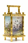 French-gilt-brass-bamboo-case-porcelain-sevres-striking-repeating-antique-carriage-travel-clock-