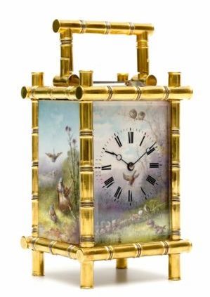 French-gilt-brass-bamboo-case-porcelain-sevres-striking-repeating-antique-carriage-travel-clock-