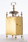 French-Swiss-brass-striking-alarm-repeating-capucine-travel-antique-clock-