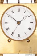 French-Swiss-brass-striking-alarm-repeating-capucine-travel-antique-clock-