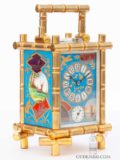 French-paris-gilt-brass-bamboo-case-striking-alarm-oriental-japanned-porcelain-panels-antique-carriage Clock-