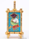 French-paris-gilt-brass-bamboo-case-striking-alarm-oriental-japanned-porcelain-panels-antique-carriage Clock-