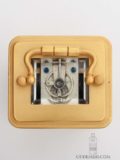 Miniature-antique-carriage-clock-H. Bosi-Firenze-French-pietra-dura-gold-plated-bronze-ormolu-floral-motifs-