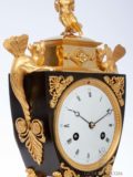 French-Empire-gilt-patinated-bronze-vase-urn-mantel-clock-ormolu-classical-mythical-antique-clock-pendule-