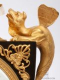 French-Empire-gilt-patinated-bronze-vase-urn-mantel-clock-ormolu-classical-mythical-antique-clock-pendule-