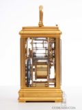 French-gilt-brass-gorge-case-striking-repeating-carriage-antique-travel-clock-engraved-paris