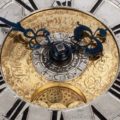 Antique-German-Deutsch-gilt-brass-bronze-quarter-striking-alarm-repeating-hexagonal-horizontal-table-clock-Johann-George-Weijler-Dantzig