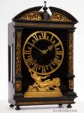 Dutch-ebony-brass-ormolu-striking-haagse-klok-Hague Antique-clock-johannes-van-ceulen-