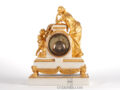 French-Louis XVI-ormolu-marble-gilt-bronze-striking-day-date-indication-model-vion-barancourt-Paris-mantel-clock-pendule-