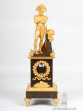 French-Empire-sculptural-ormolu-patinated-bronze-gilt-striking-antique-mantel-clock-napoleon-bonaparte-