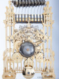 Large-English-brass-neo-gothic-quarter-chiming-victorian-striking-cathedral-church-skeleton-clock-